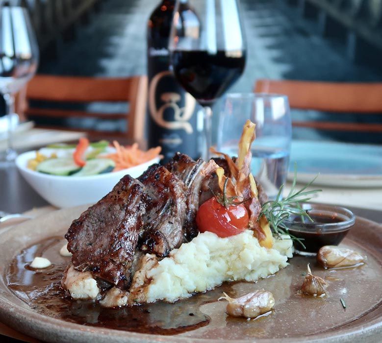 Comida e vinho na Quinta Estação